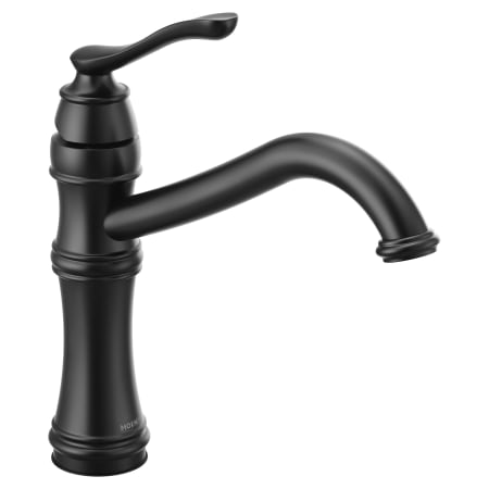 Moen Belfield 1.5 GPM High-Arc Single Handle Kitchen Faucet Matte Black