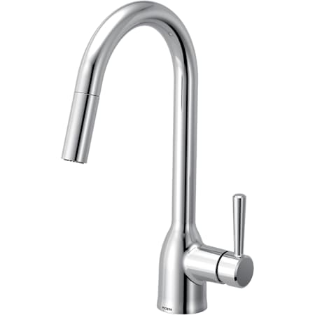 Moen Chateau 1.5 GPM Single Hole Kitchen Faucet Chrome