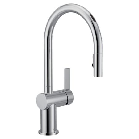 Moen Cia 1.5 GPM Single Hole Pull Down Kitchen Faucet with Voice Activation Chrome