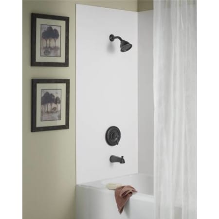 Moen-82496EP-Installed Tub and Shower in Mediterranean Bronze