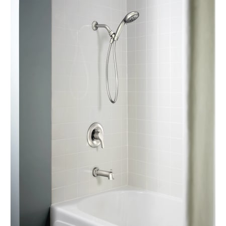 Moen-82733-Installed Tub and Shower in Spot Resist Brushed Nickel