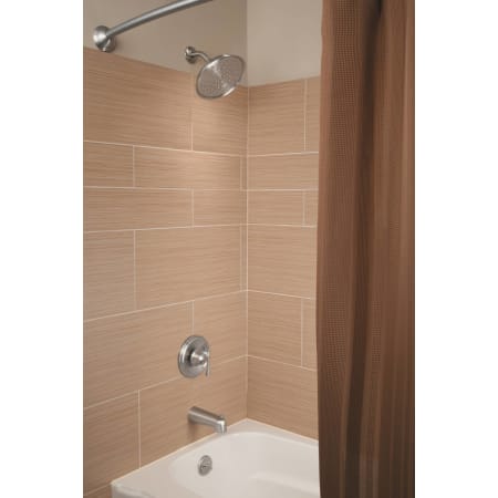 Moen-82877-Installed Tub and Shower in Spot Resist Brushed Nickel