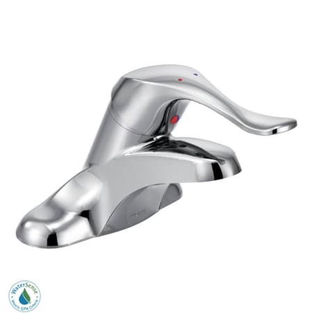 Moen Single Handle Centerset Bathroom Faucet from the M-BITION Collection (Valve Included) Chrome