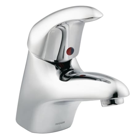 Moen Single Handle Single Hole Bathroom Faucet from the M-DURA Collection (Valve Included) Chrome