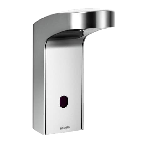 Moen Electronic Single Hole Bathroom Faucet with AC Adapter Included from the M-POWER Collection (Valve Included) Chrome
