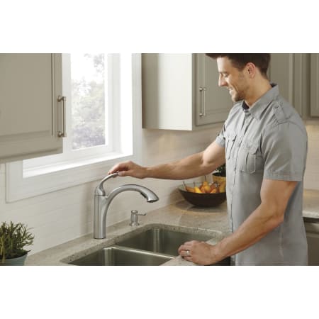 Faucet in Use with Talent