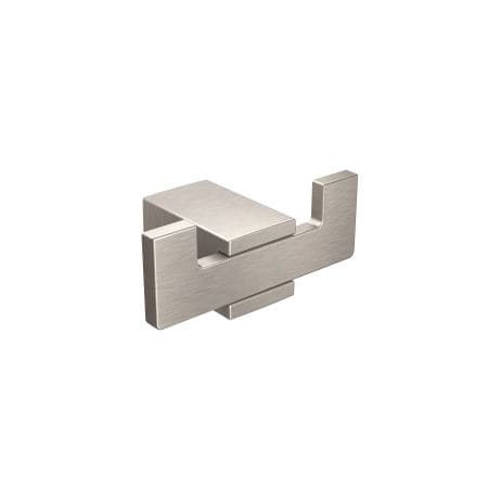 Moen Kyvos Double Robe Hook Brushed Nickel