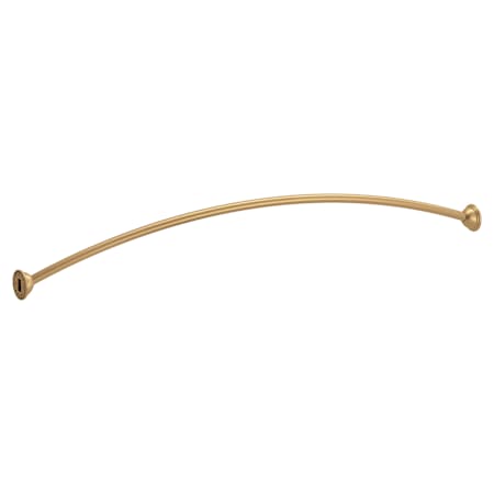 Moen 54" - 72" Adjustable-Length Curved Shower Rod (Wholesale Packaging) Bronzed Gold