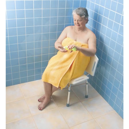Shower Seat in Use