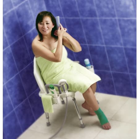 Shower Seat in Use