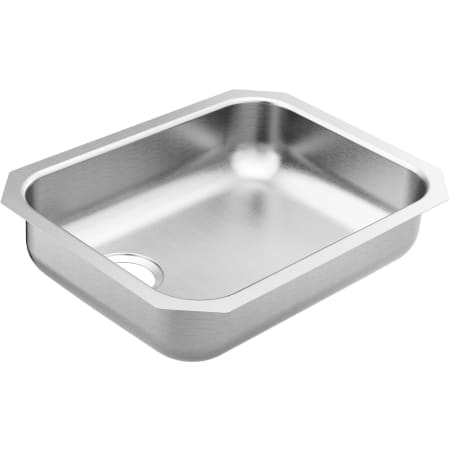 Moen 1800 Series 23-1/2" Undermount Single Basin Stainless Steel Kitchen Sink with SoundSHIELD™ Sound Absorbing Technology Stainless Steel