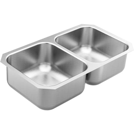 Moen 1800 Series 31-3/4" Undermount Double Basin Stainless Steel Kitchen Sink with SoundSHIELD™ Sound Absorbing Technology Stainless Steel
