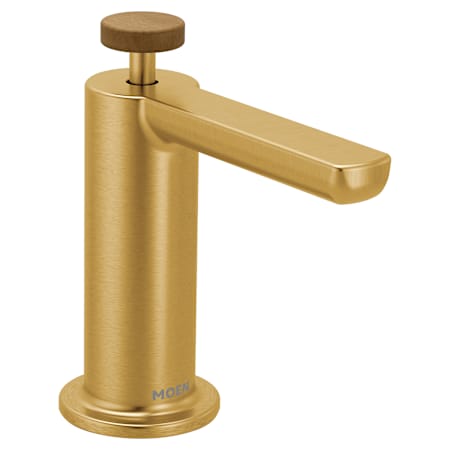 Moen Tenon Deck Mounted Soap Dispenser with 18 oz Capacity Brushed Gold