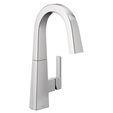 Moen Nio 1.5 GPM Deck Mounted Bar Faucet with Duralock and Duralast Technology Chrome