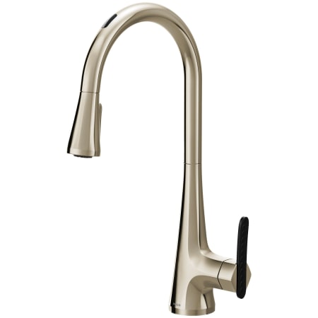 Moen Sinema Smart Faucet 1.5 GPM Single Hole Pull Down Kitchen Faucet with Voice Control Polished Nickel