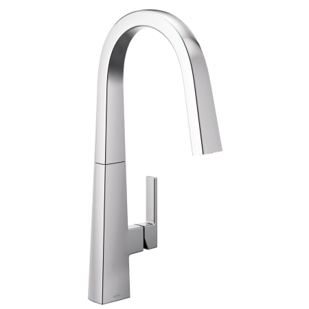 Moen Nio 1.5 GPM Deck Mounted Pull Down Kitchen Faucet with Power Clean, Duralock, Duralast, and Reflex Technology Chrome