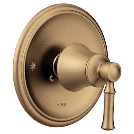 Moen Dartmoor Pressure Balanced Valve Trim Only with Single Lever Handle - Less Rough In Bronzed Gold
