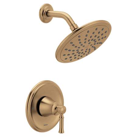 Moen Dartmoor Shower Only Trim Package with 1.75 GPM Single Function Shower Head Bronzed Gold