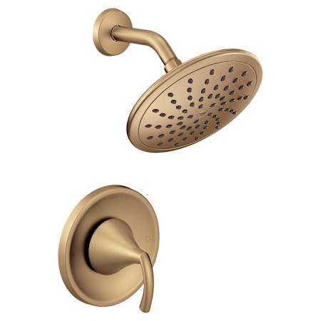 Moen Glyde Shower Only Trim Package with 1.75 GPM Single Function Shower Head Bronzed Gold