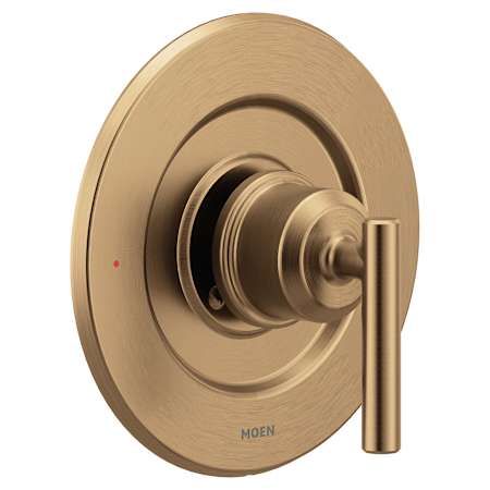 Moen Gibson Pressure Balanced Valve Trim Only with Single Lever Handle - Less Rough In Bronzed Gold