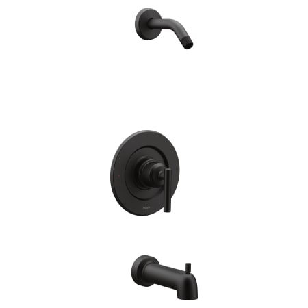 Moen Gibson Tub and Shower Trim Package with M-PACT® and Posi-Temp® - Less Shower Head and Valves Matte Black