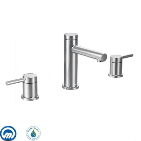 Moen Align 1.2 GPM Widespread Bathroom Faucet Chrome