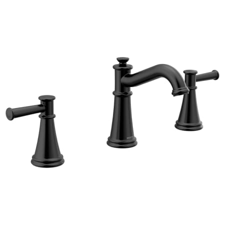 Moen Belfield 1.2 GPM Widespread Bathroom Faucet - Includes Metal Pop-Up Drain Assembly Matte Black