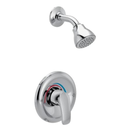 Moen Chateau Shower Only Trim Package with 1.75 GPM Single Function Shower Head Polished Chrome