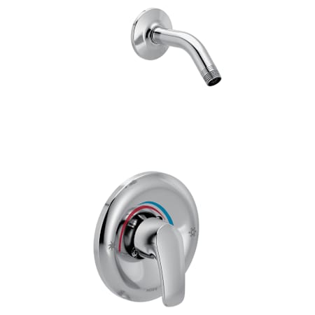 Moen Chateau Thermostatic Valve Trim Only with Single Lever Handle - Less Rough In Polished Chrome