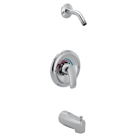 Moen Chateau Tub and Shower Trim Package Shower Head Polished Chrome