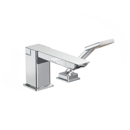 Tub Spout and Hand Shower in Chrome