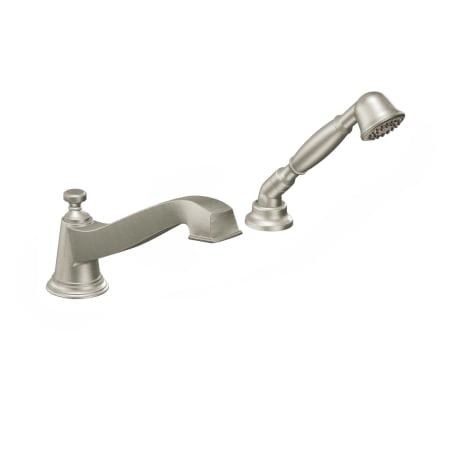 Tub Spout and Hand Shower in Brushed Nickel