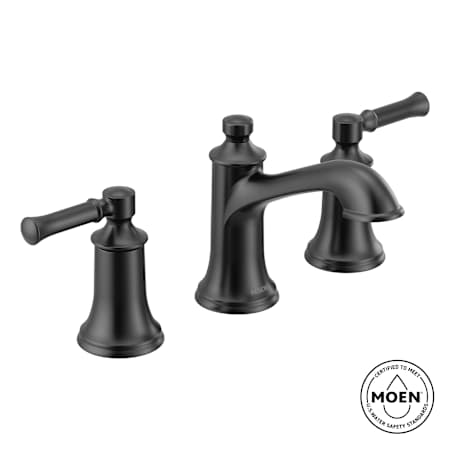 Moen Dartmoor Zweigriff-Hochbogen Wasserhahn – ölgerieben Bronze, Für Waschbecken & Wannenarmatur