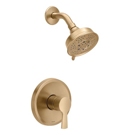 Moen Jase Shower Only Trim Package with 1.75 GPM Multi Function Shower Head Bronzed Gold