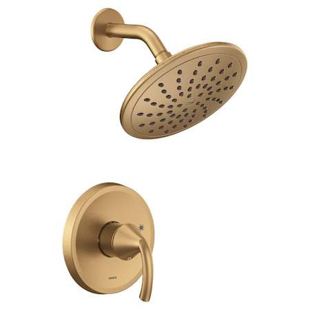 Moen Glyde Shower Only Trim Package with 1.75 GPM Single Function Shower Head Bronzed Gold