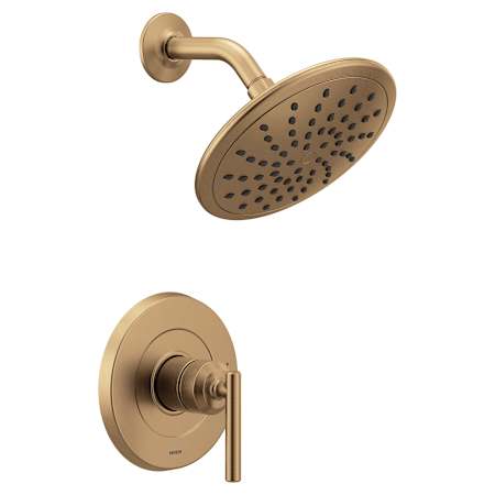 Moen Gibson Shower Only Trim Package with 1.75 GPM Single Function Shower Head Bronzed Gold