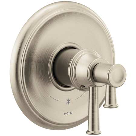 Moen Belfield M-CORE 4-Series Pressure Balanced Valve Trim Only with Single Lever Handle and Volume Control - Less Rough In Brushed Nickel