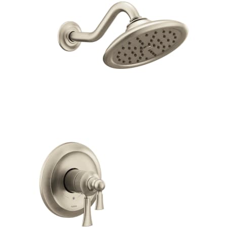 Moen Wynford M-CORE 4-Series Shower Only Trim Package with 1.75 GPM Single Function Shower Head Brushed Nickel
