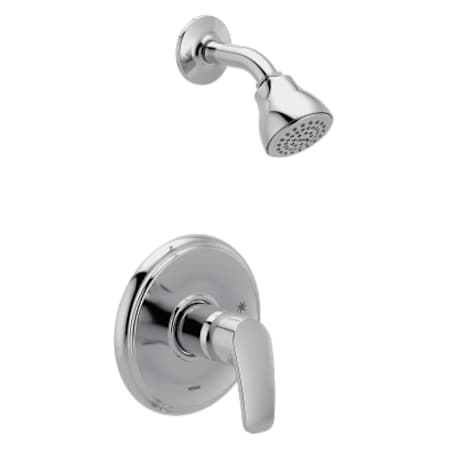 Moen Chateau Shower Only Trim Package with 1.75 GPM Single Function Shower Head Polished Chrome