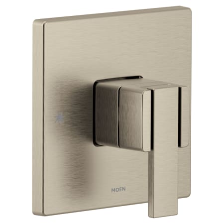 Moen 90 Degree 1 Function Pressure Balanced Valve Trim Only with Single Lever Handle Brushed Nickel