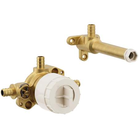 Moen M-Pact Single Handle Wall Mount Tub Filler High Flow Tub Faucet Rough-In Valve with PEX Connections N/A