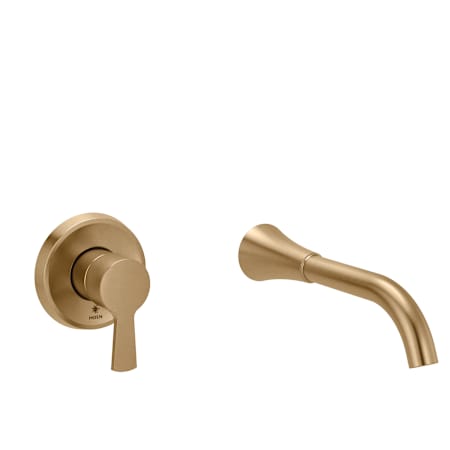 Moen Jase Wall Mounted Tub Filler Bronzed Gold
