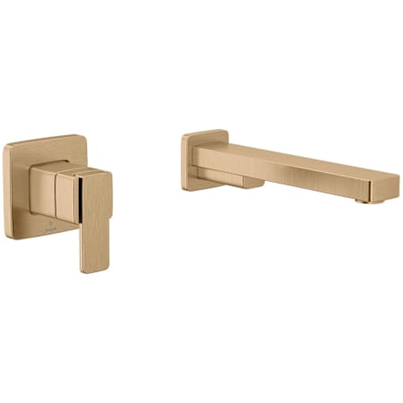 Moen Iver Wall Mounted Tub Filler Bronzed Gold