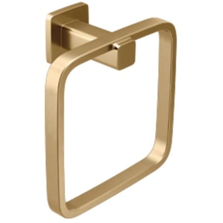 Moen Iver 6-5/16" Wall Mounted Towel Ring Bronzed Gold