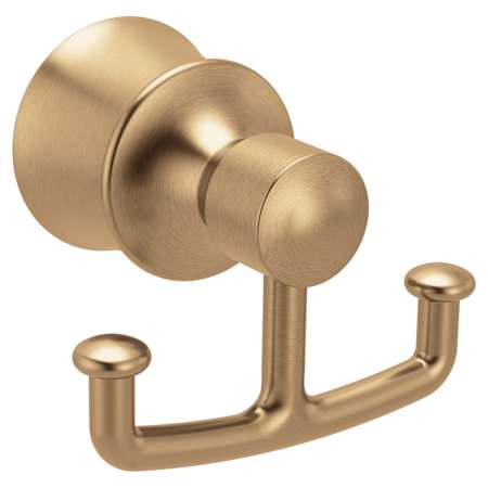 Moen Dartmoor Double Robe Hook Bronzed Gold