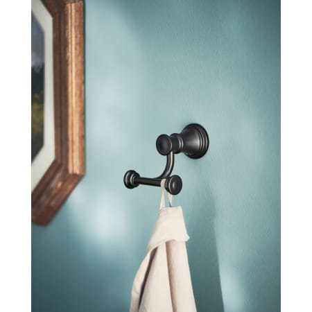 KOHLER Riff J-Hook Double Robe/Towel Hook In Matte Black 27411-BL - The