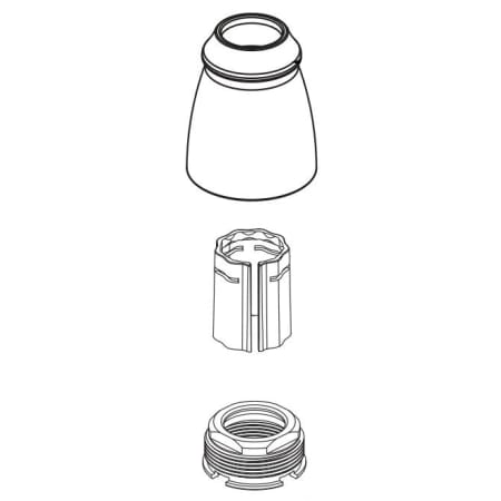 Moen Replacement Spout Hub Only Mediterranean Bronze