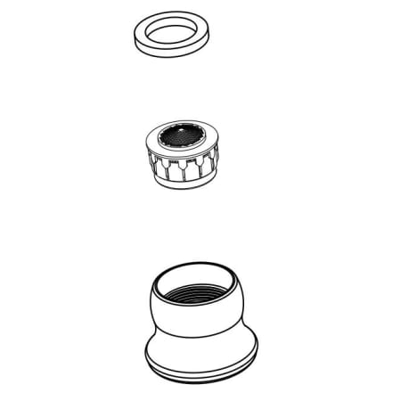 Moen Replacement Aerator Only Classic Stainless