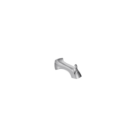 Moen Voss 7-15/16" Integrated Diverter Tub Spout Chrome