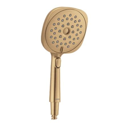 Moen Verso 1.75 GPM Multi Function Hand Shower with Infiniti™ Dial and Magnetix® Technology - Includes Hose Bronzed Gold